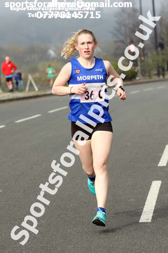 Senior womens 2019 Elswick Harirers Good Friday Road Relay, Newburn, Newcastle. Photo:  David T. Hewitson/Sports for All Pics